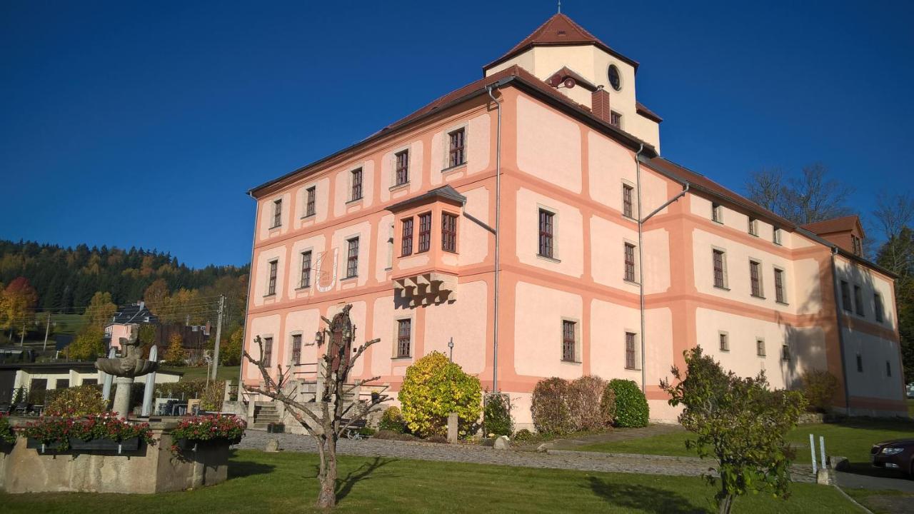 Hotel Garni Schloss Schoenberg Bad Brambach Zewnętrze zdjęcie