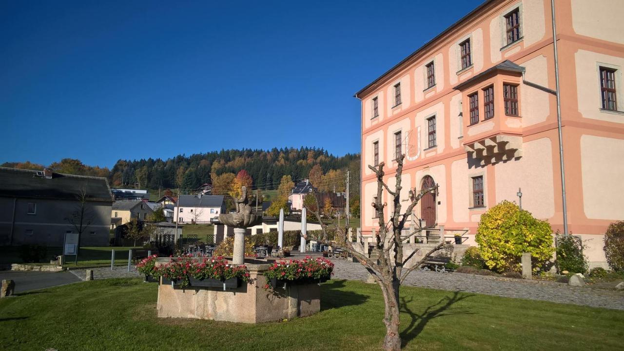 Hotel Garni Schloss Schoenberg Bad Brambach Zewnętrze zdjęcie
