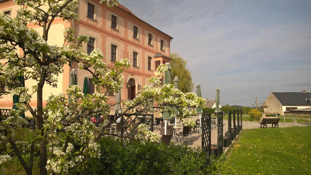 Hotel Garni Schloss Schoenberg Bad Brambach Zewnętrze zdjęcie