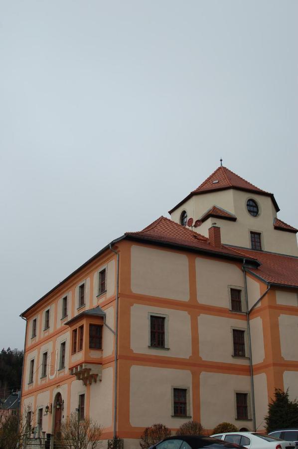 Hotel Garni Schloss Schoenberg Bad Brambach Zewnętrze zdjęcie