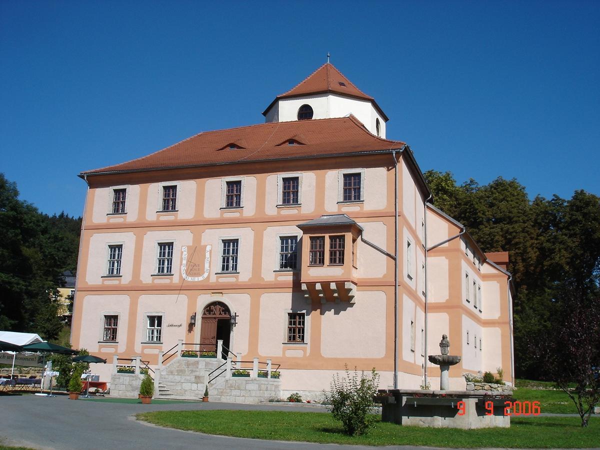 Hotel Garni Schloss Schoenberg Bad Brambach Zewnętrze zdjęcie